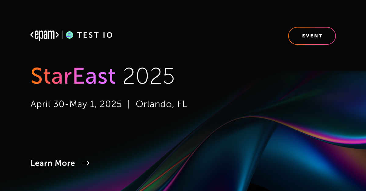 Join Test IO+EPAM at StarEast 2025 | EPAM