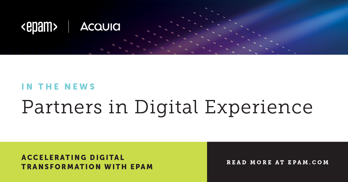Partners in DX: Accelerating Digital Transformation with EPAM