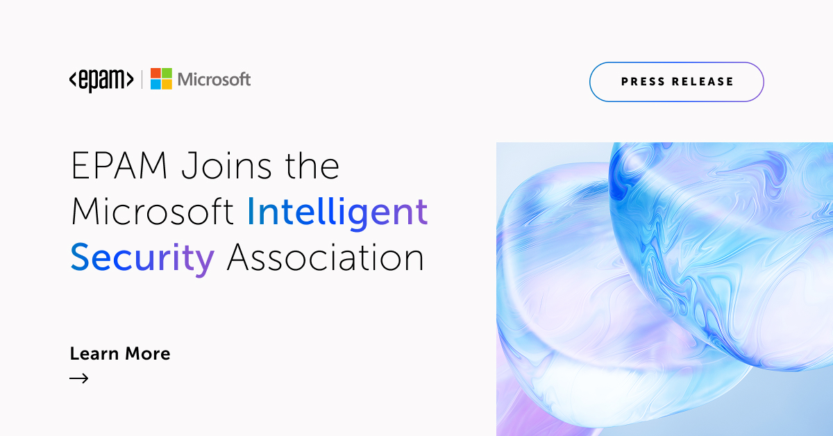 EPAM Joins the Microsoft Intelligent Security Association | EPAM